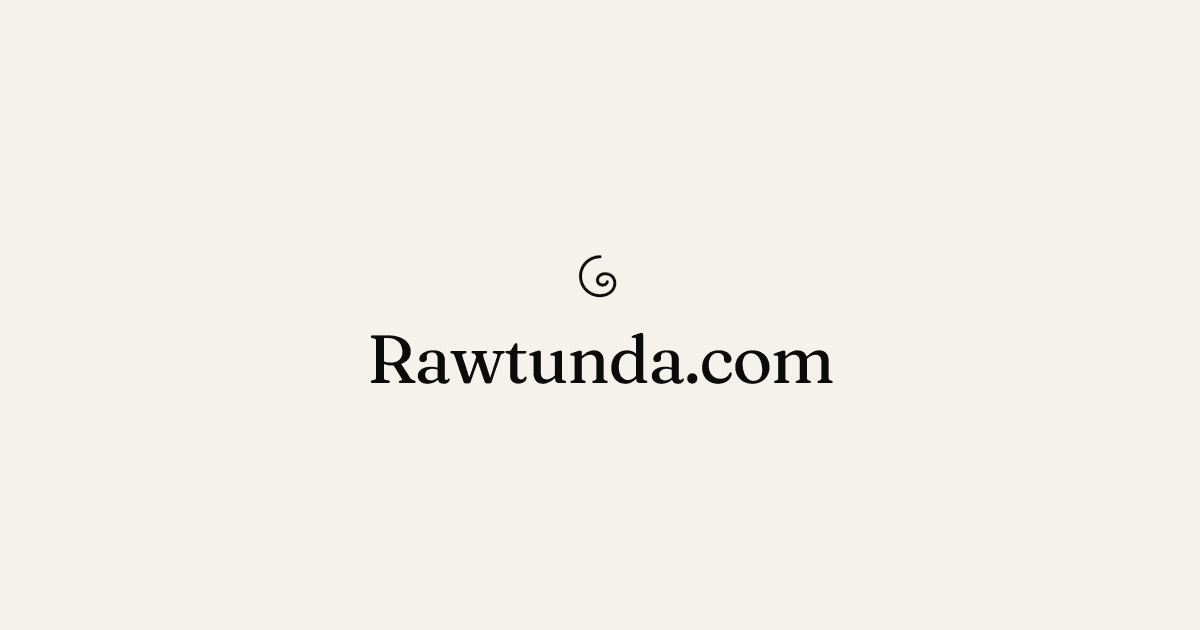 Open Graph preview — Rawtunda